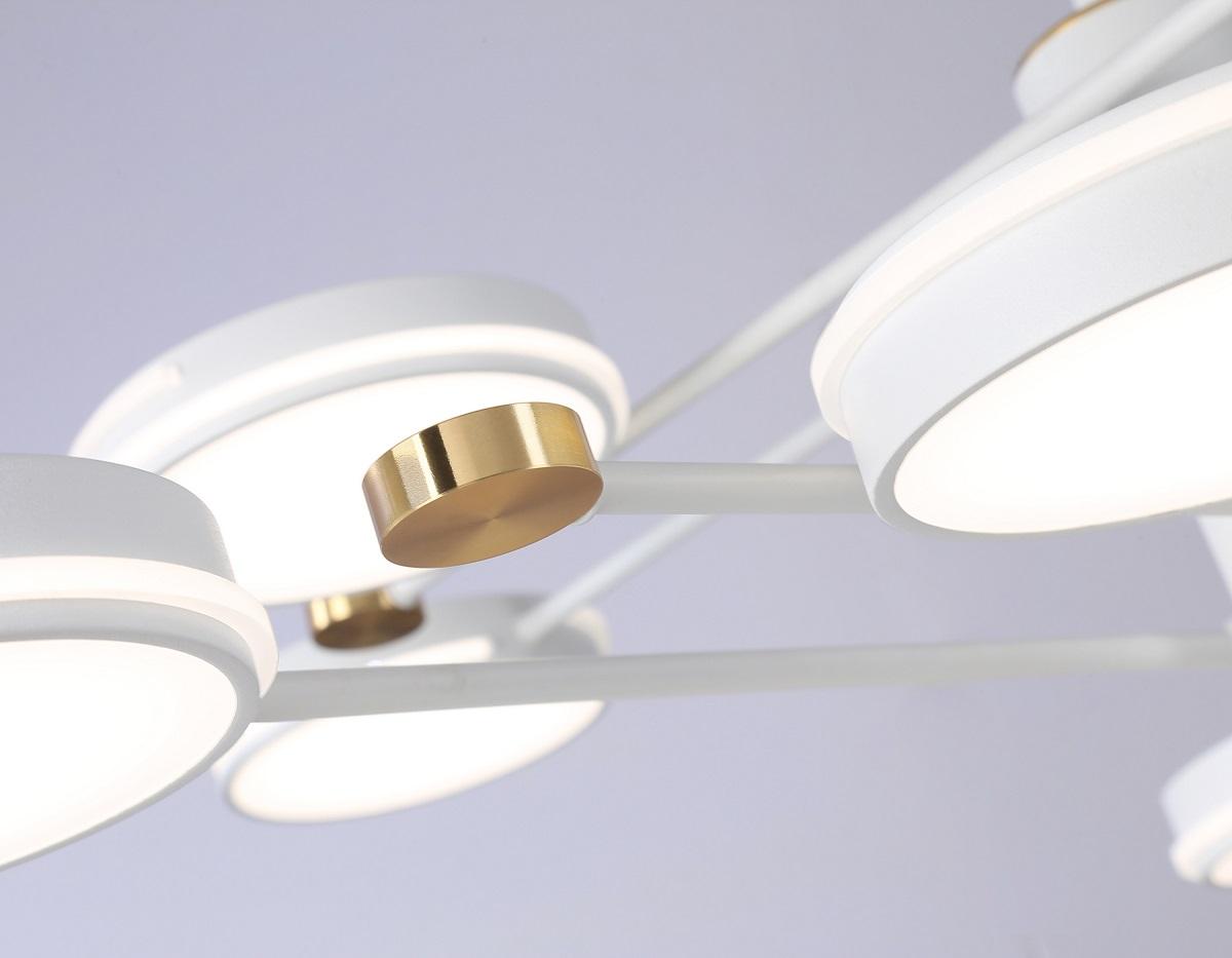 подвесная светодиодная люстра ambrella light comfort linetech fl51642
