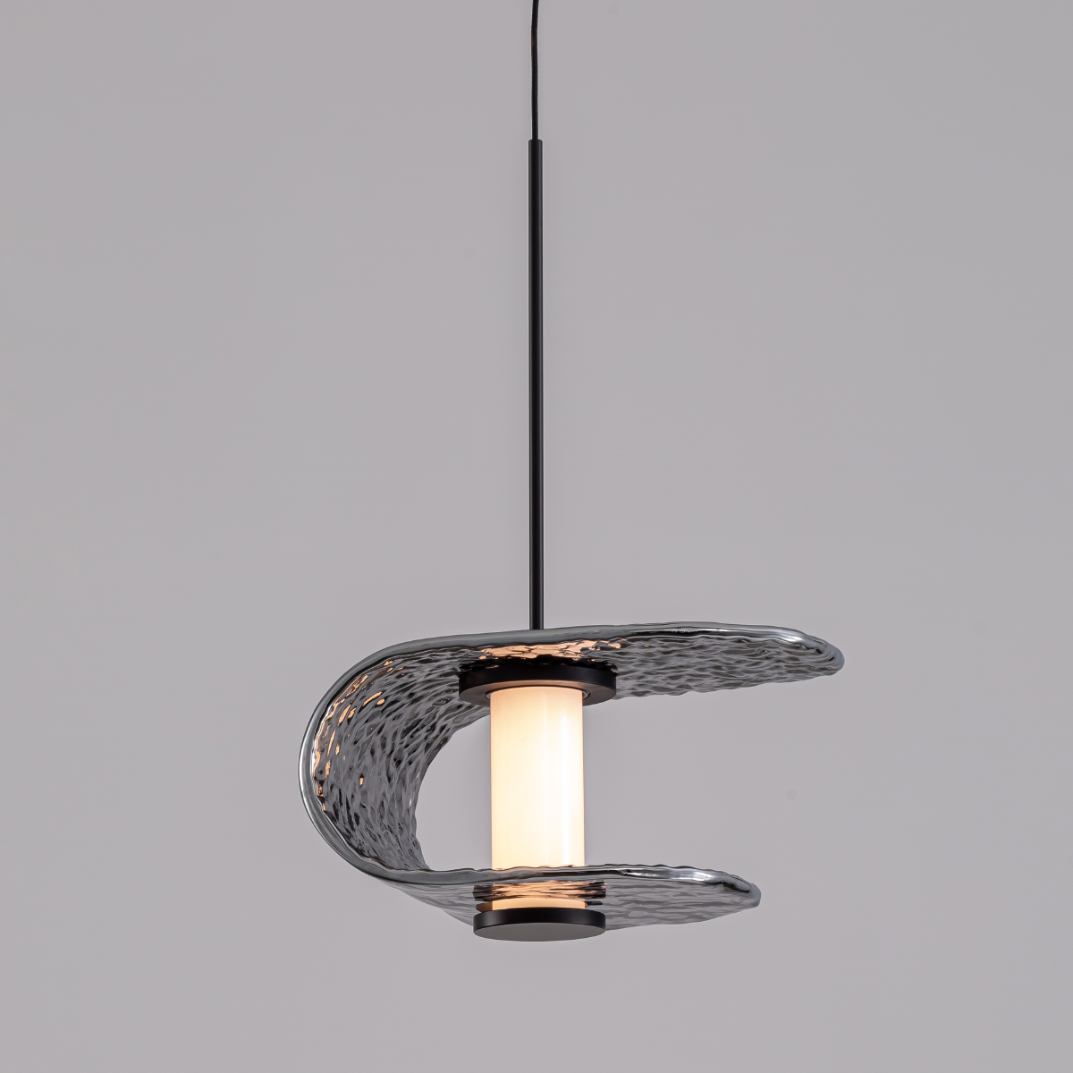 подвесной светильник delight collection md24020901-1a black/smoky