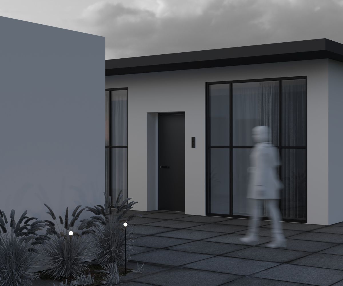 ландшафтный светильник maytoni shin o523fl-l2bs3k