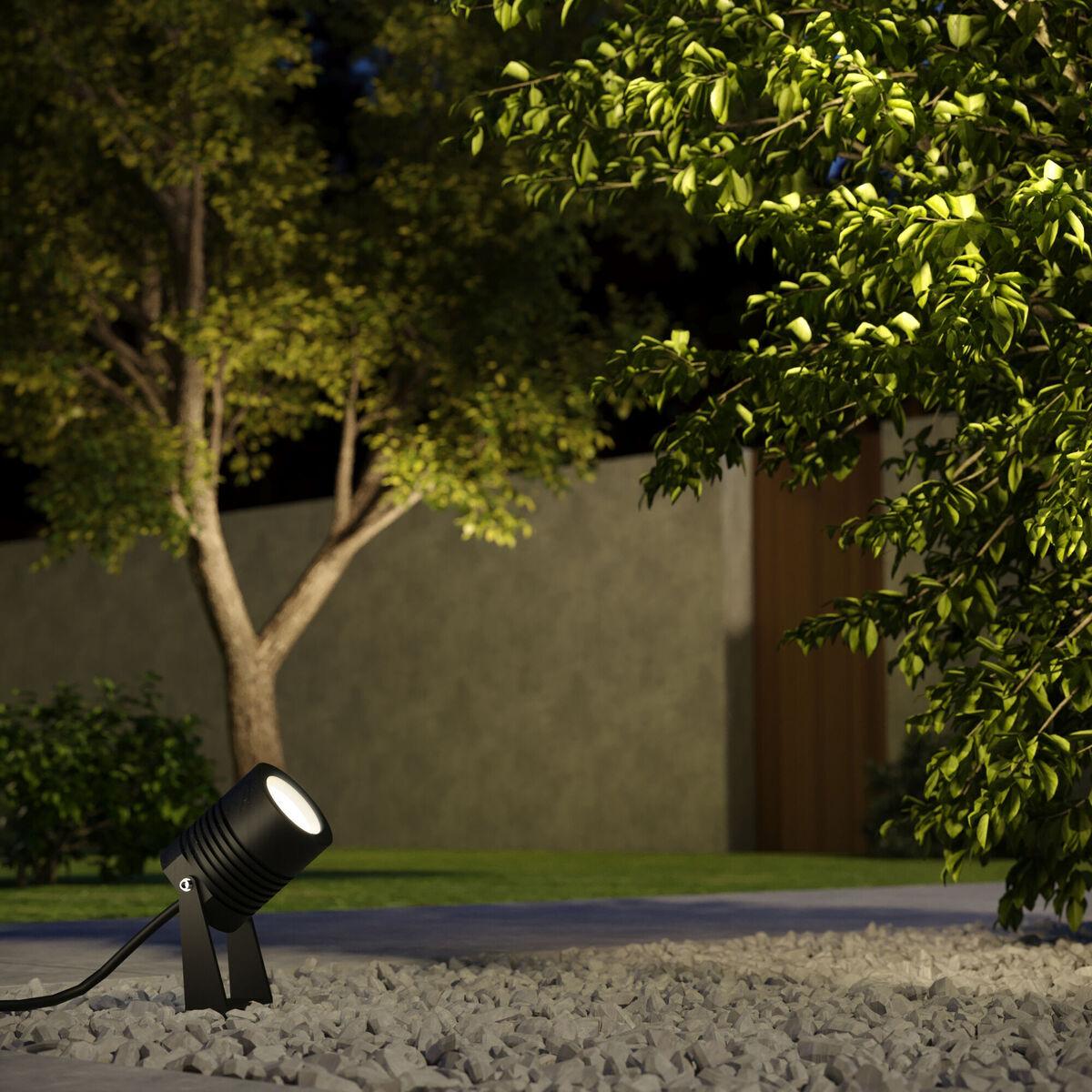 уличный светодиодный светильник elektrostandard landscape 043 fl led черный a059011