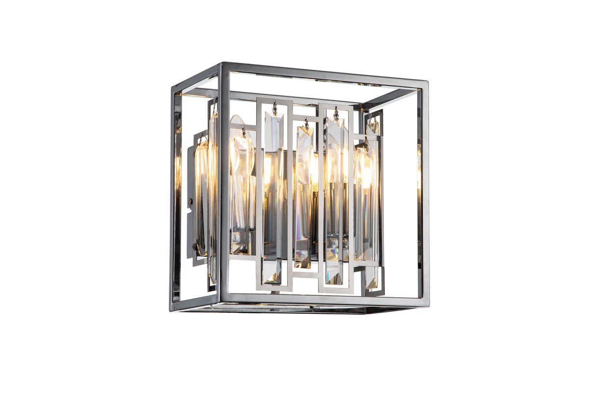 настенный светильник indigo valzer 12001/2w chrome v000065