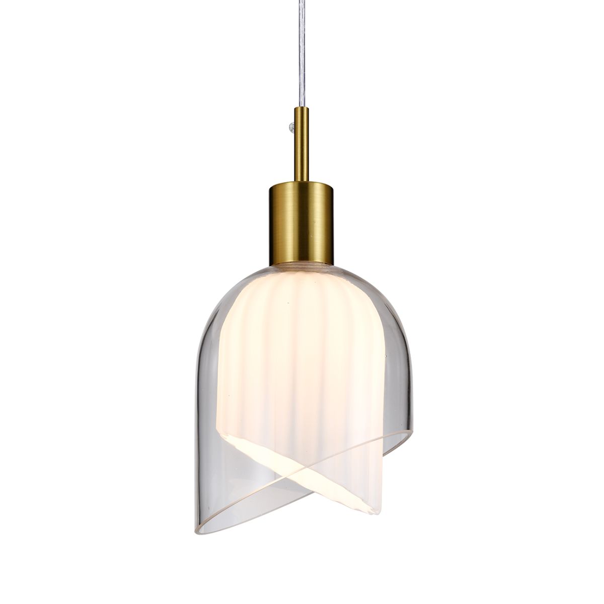 подвесной светильник indigo rintocco 11074/1p brass v000614