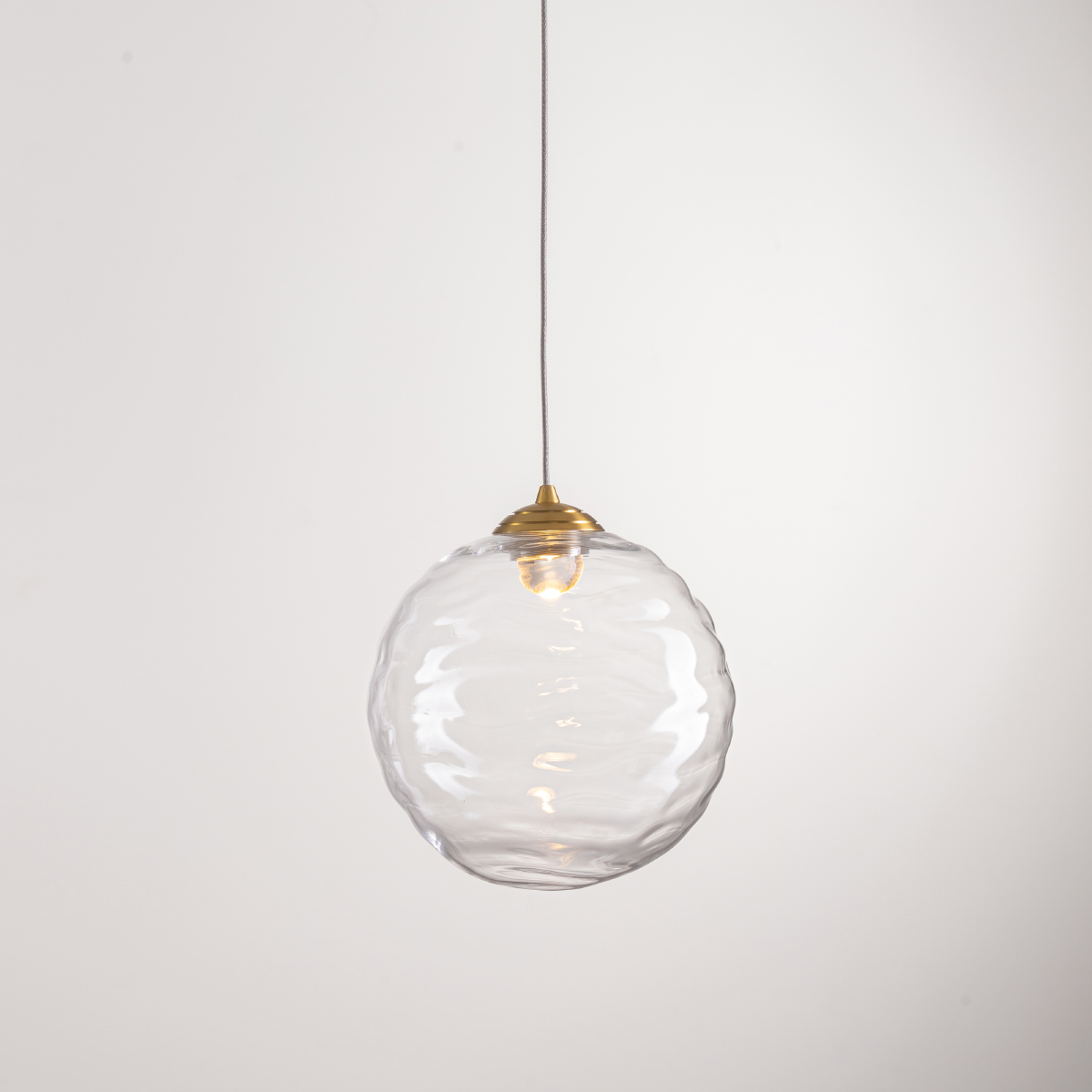 подвесной светильник delight collection md25030001-1a brass/clear
