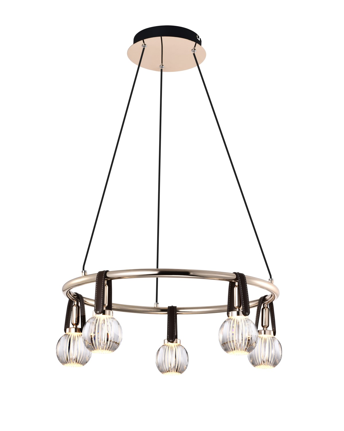 подвесная люстра delight collection p0853-5c s-gold