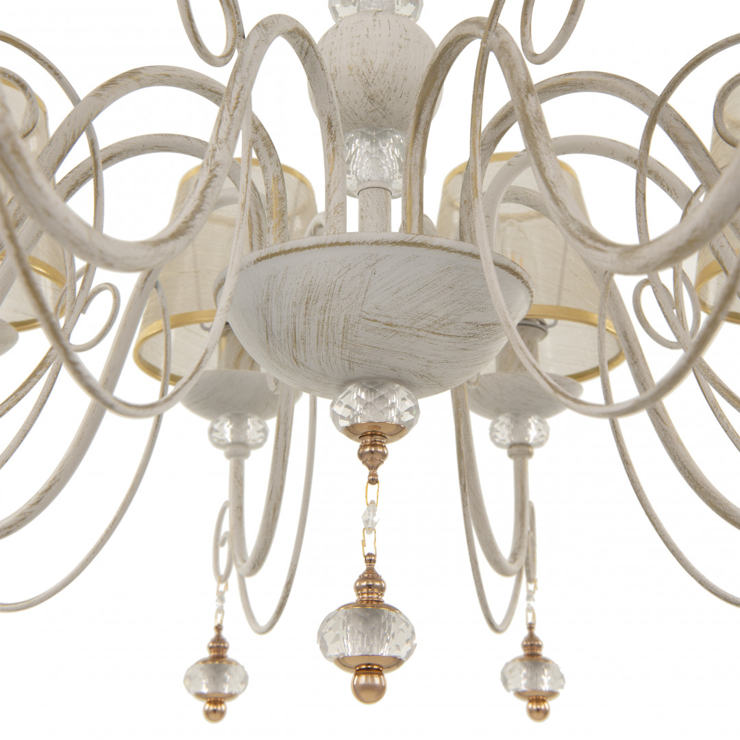 подвесная люстра arte milano 347620/10 wt+g
