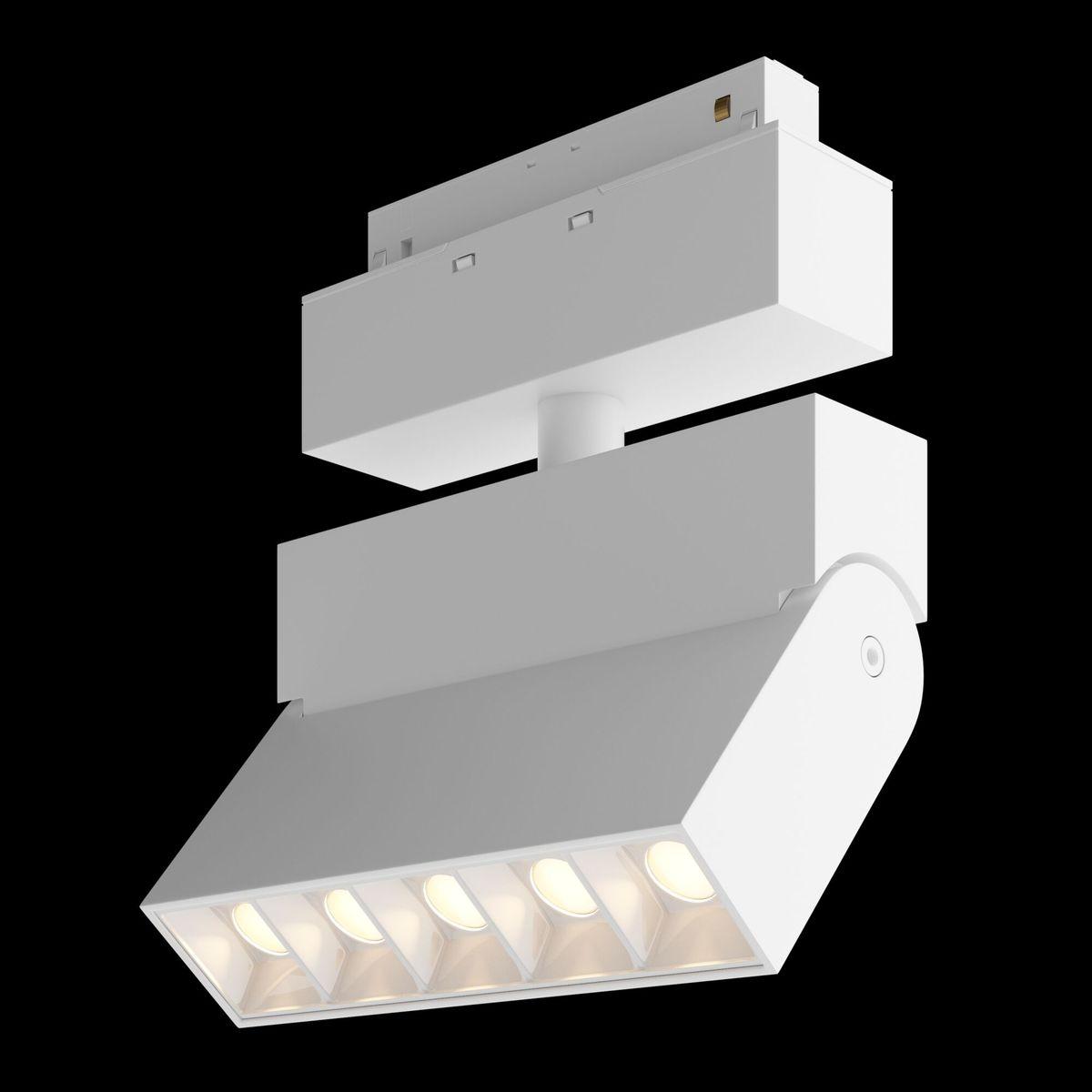 трековый светодиодный светильник для магнитного шинопровода maytoni technical points tr015-2-10w4k-w