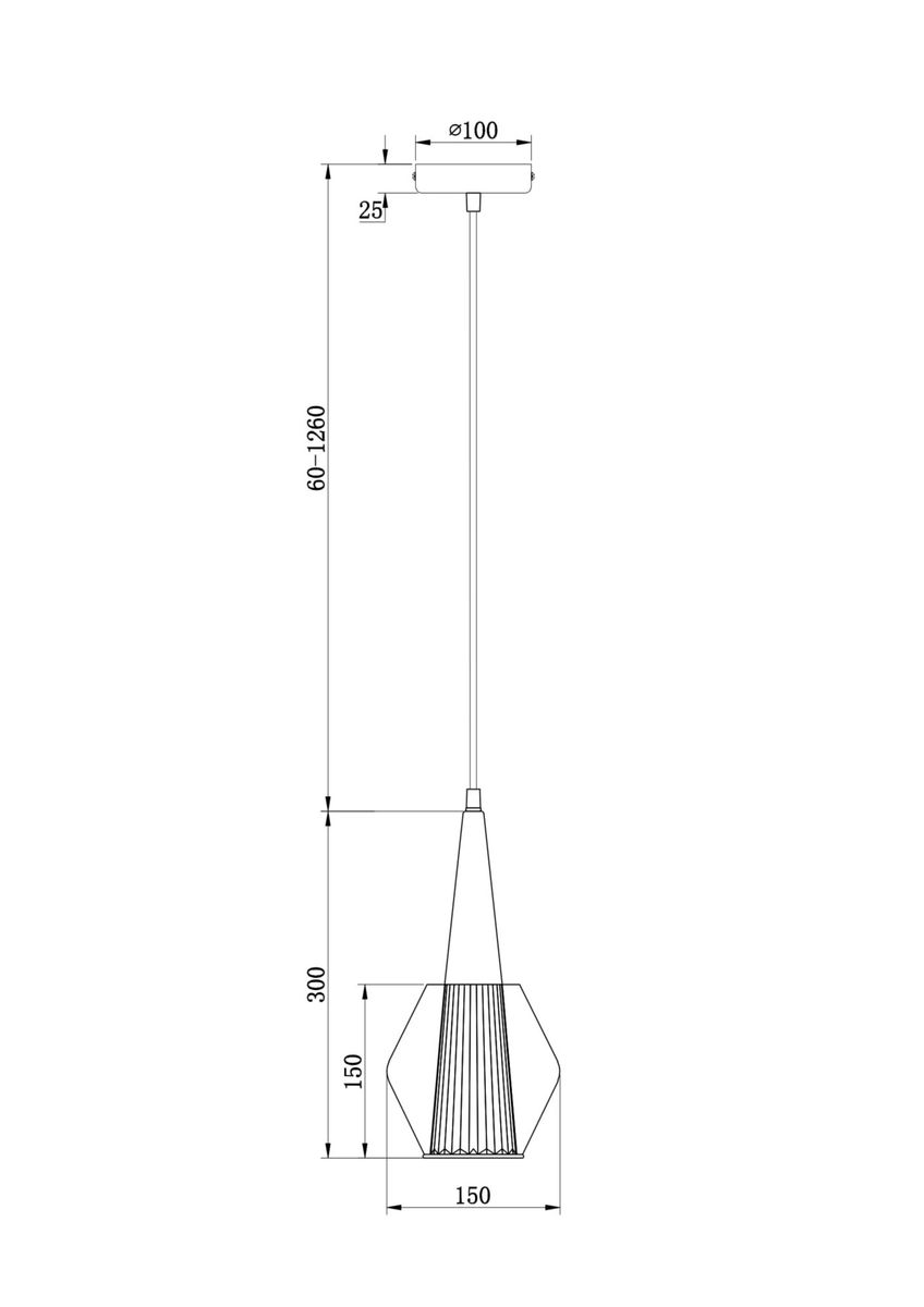 подвесной светильник freya lente fr8008pl-01gb