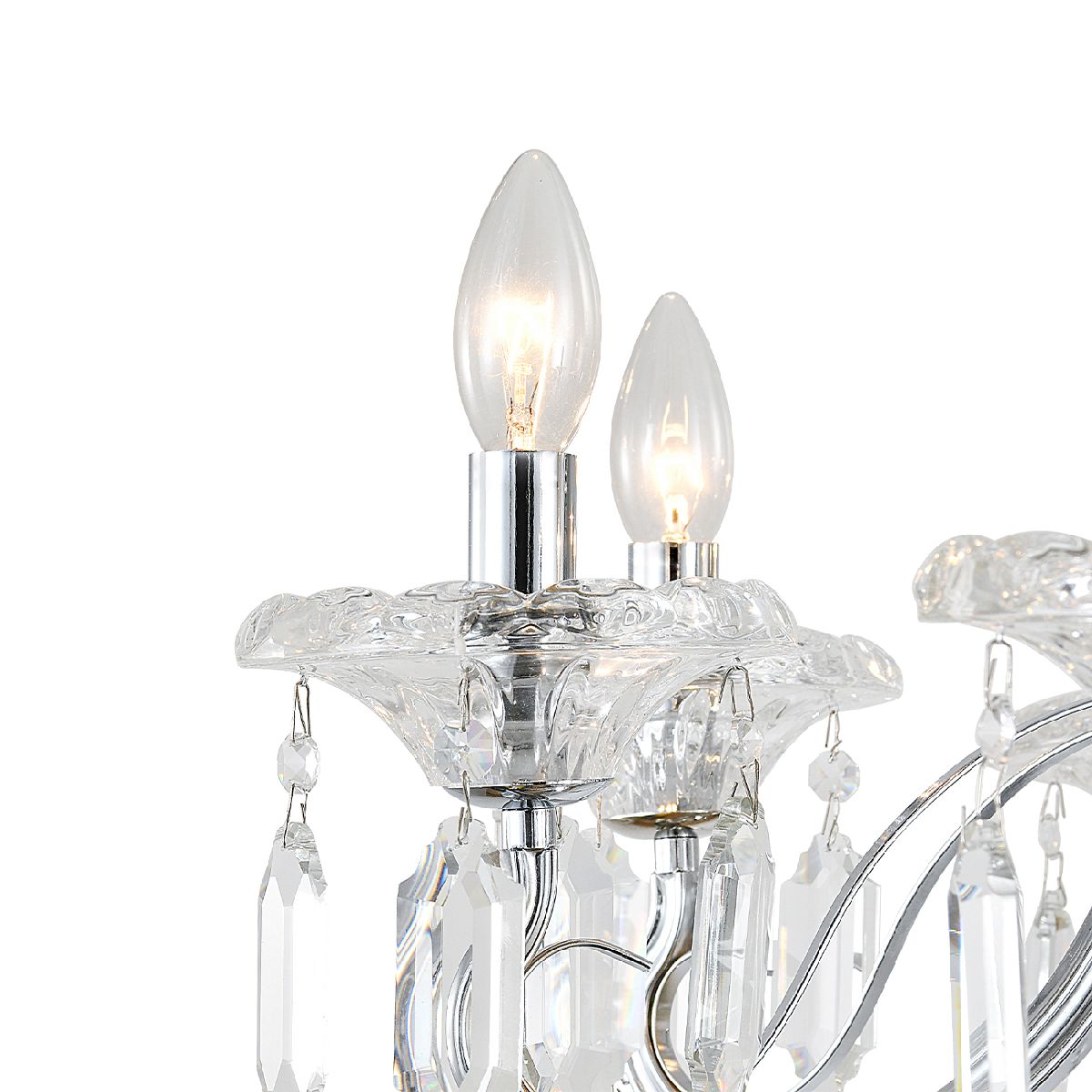 подвесная люстра escada fantail 2111/8p chrome