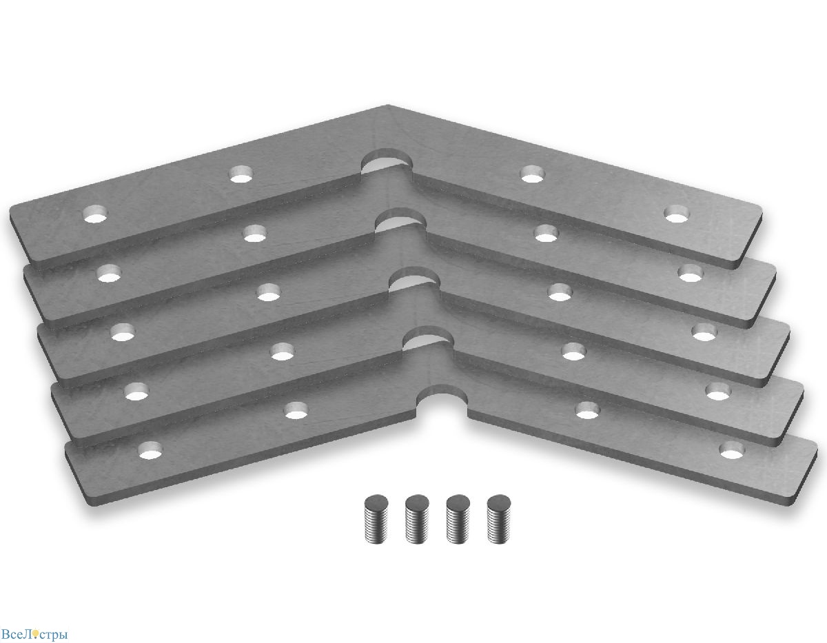 соединитель угловой (5 шт.) ambrella light profile system gp8054