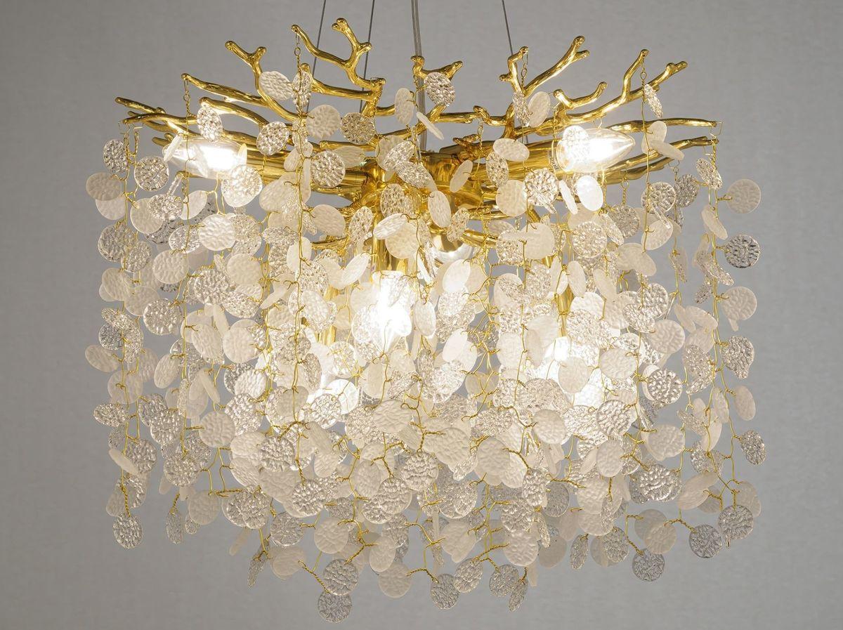 подвесная люстра lumina deco trevia ldp 8029-800 gd