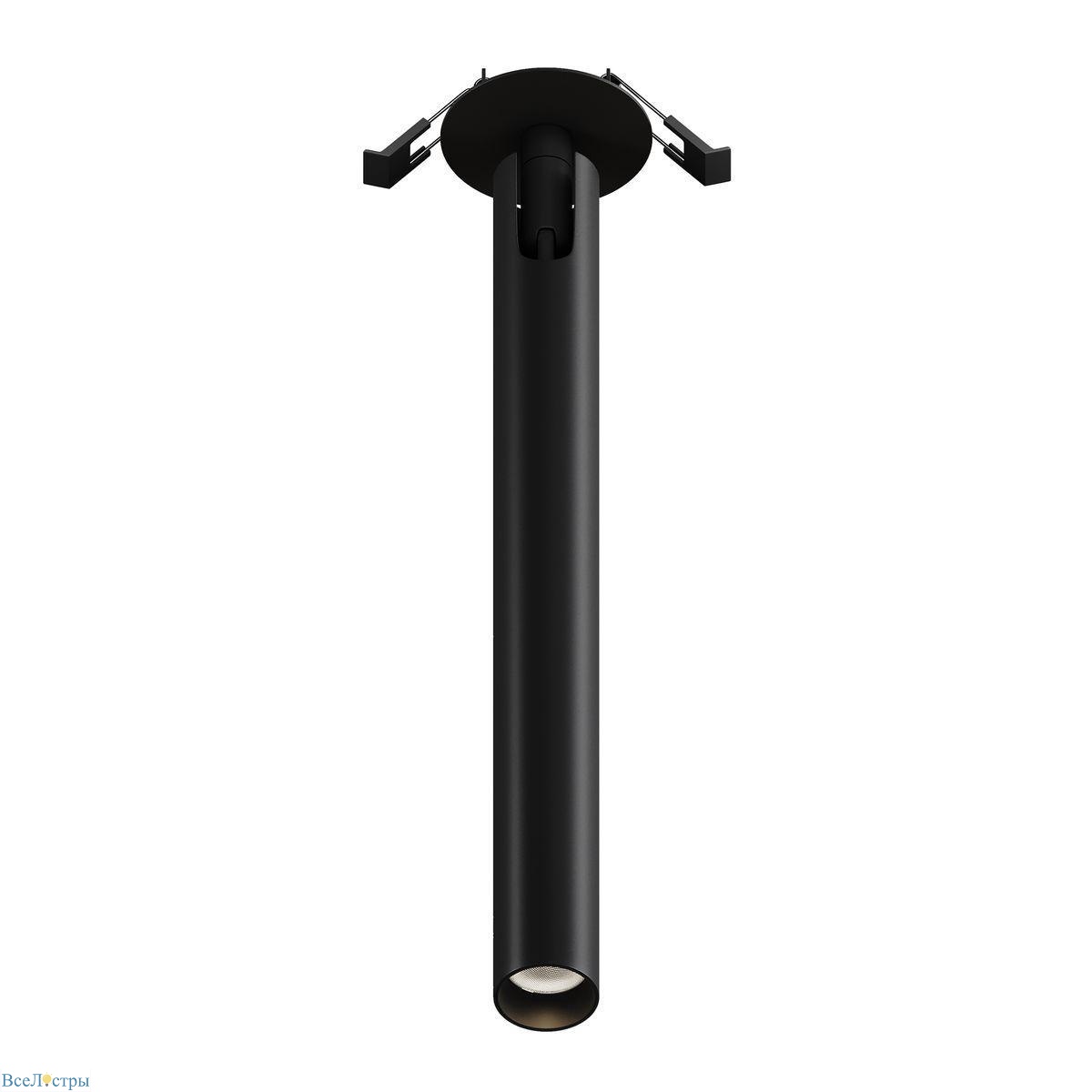 встраиваемый светодиодный спот maytoni technical focus t c141rs-l300-6w3k-b