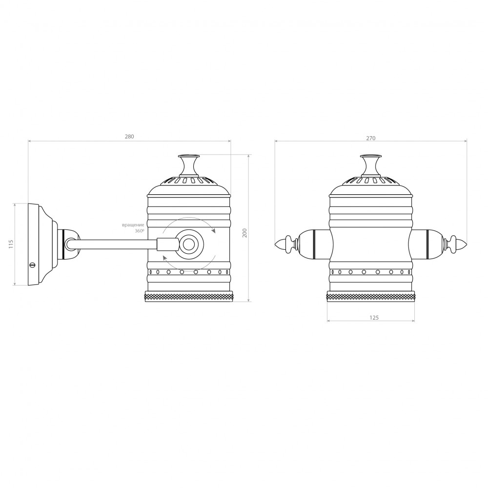 бра covali wl-30858