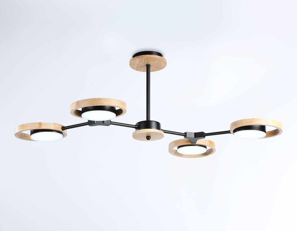 потолочная светодиодная люстра ambrella light comfort linetech fl51611