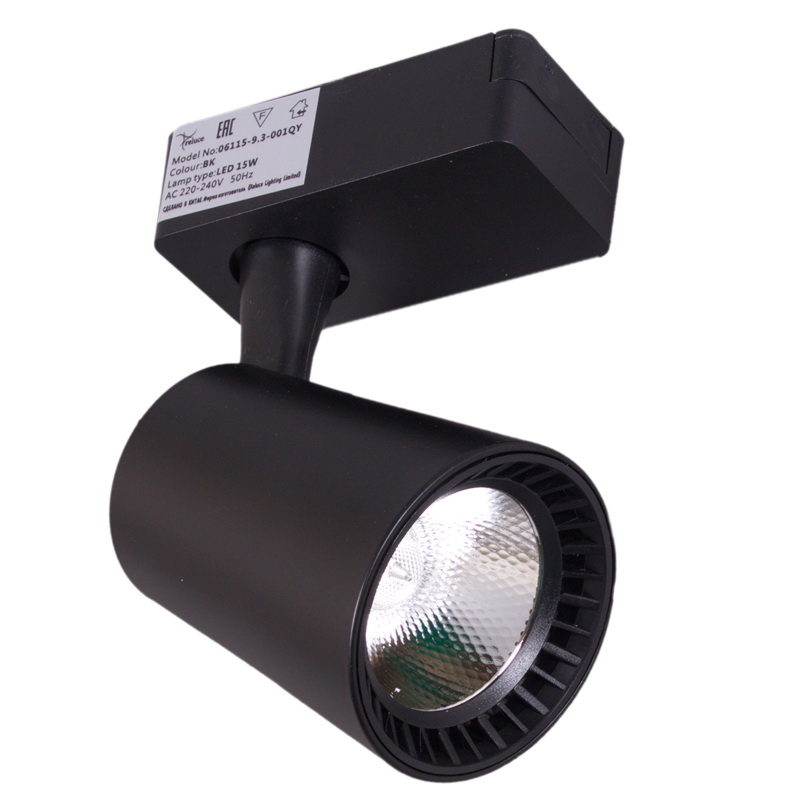 трековый светильник reluce 06115-9.3-001qy led15w bk
