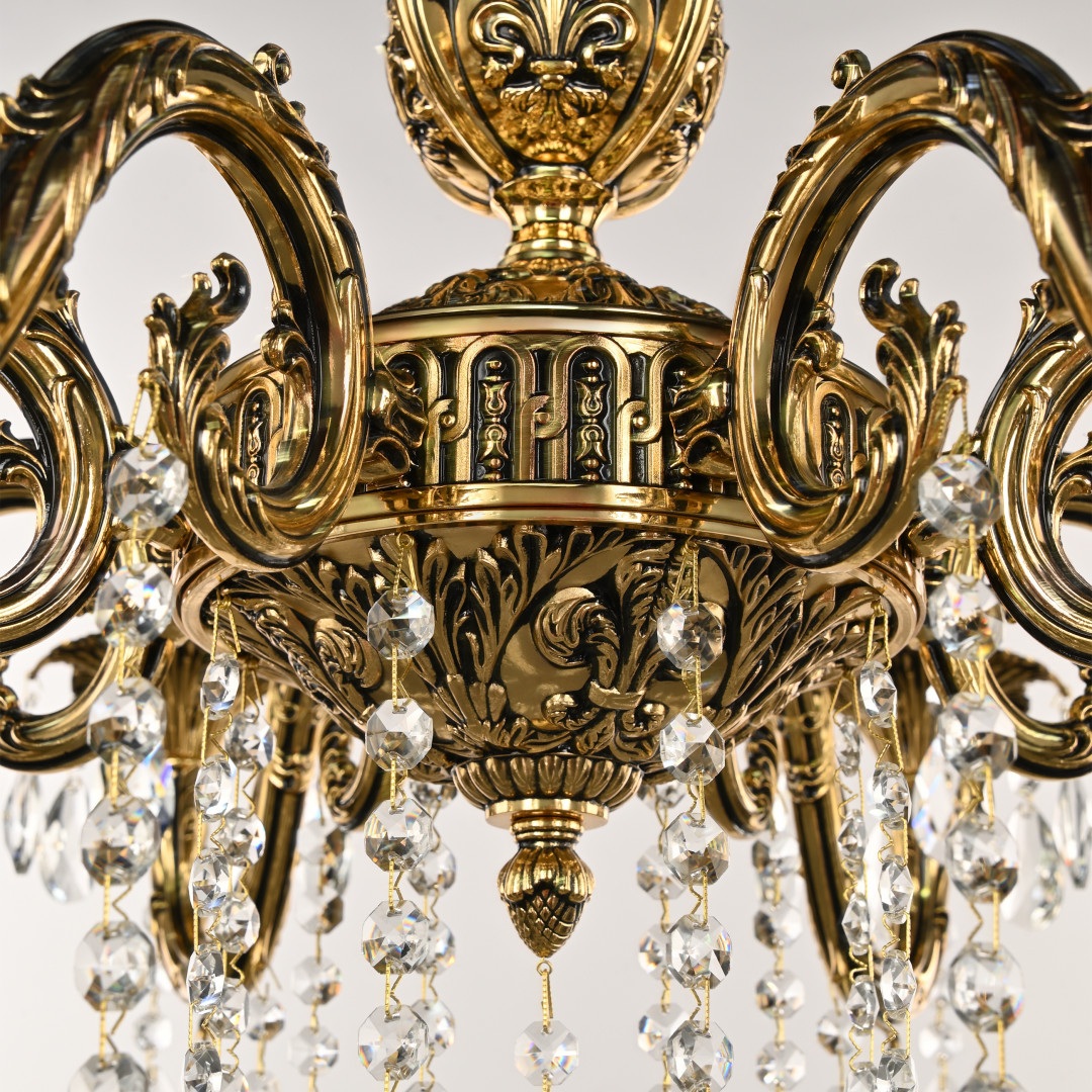 подвесная люстра bohemia ivele crystal al79101/8/250 b gb