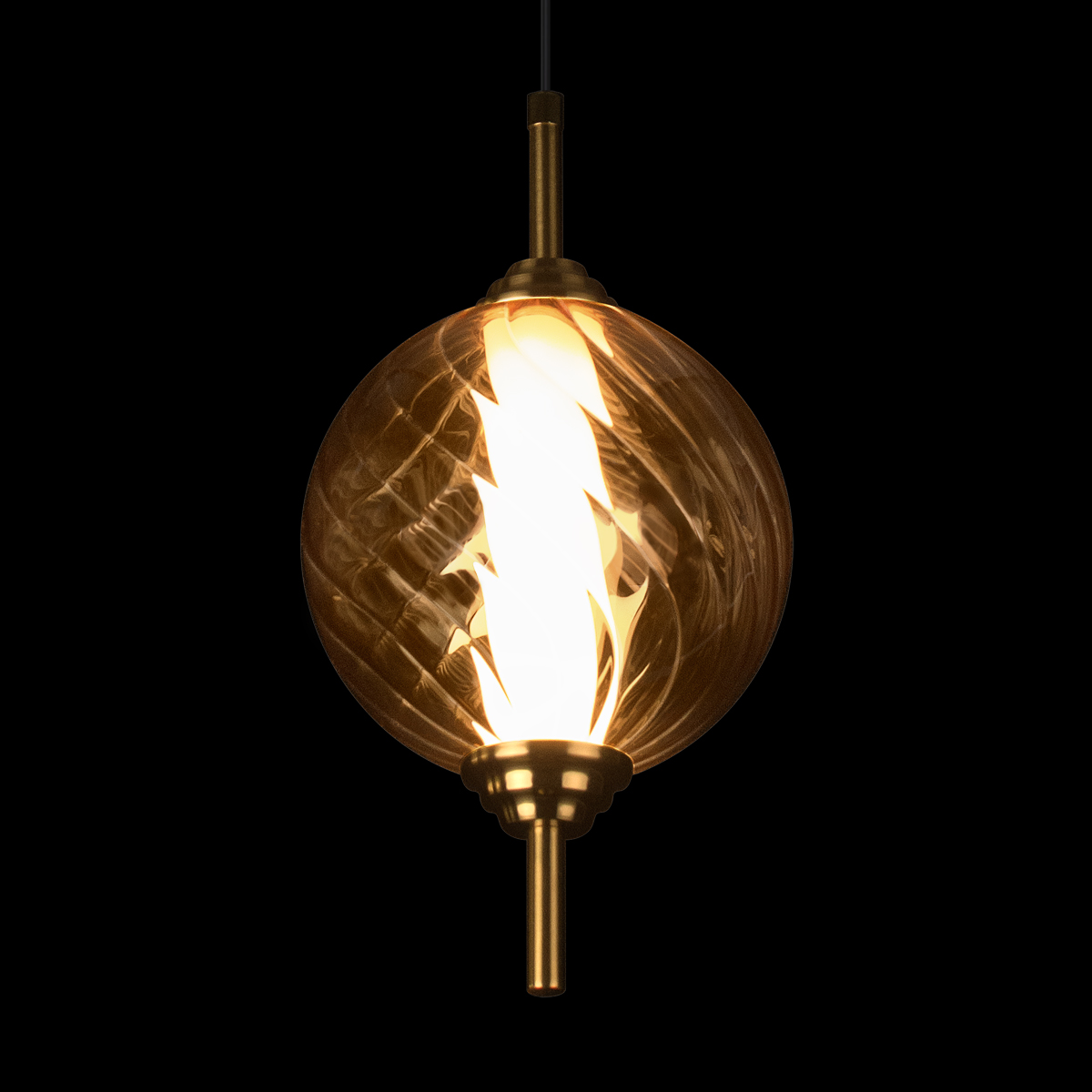 подвесной светильник loft it helix 10421/b amber