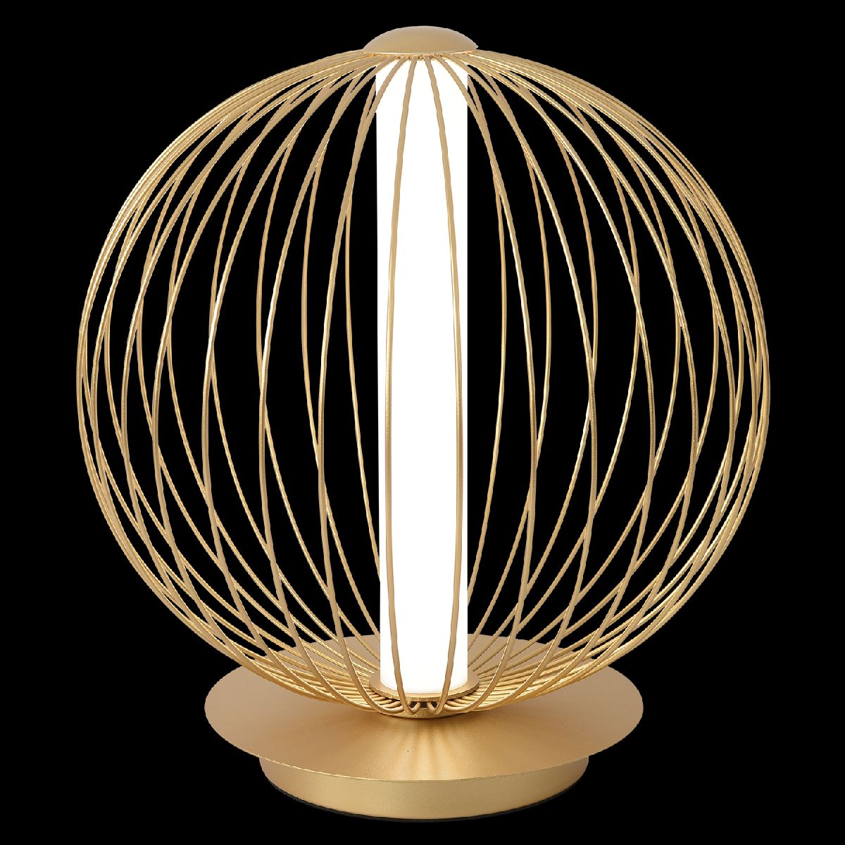 настольная лампа crystal lux sync lg18w led gold