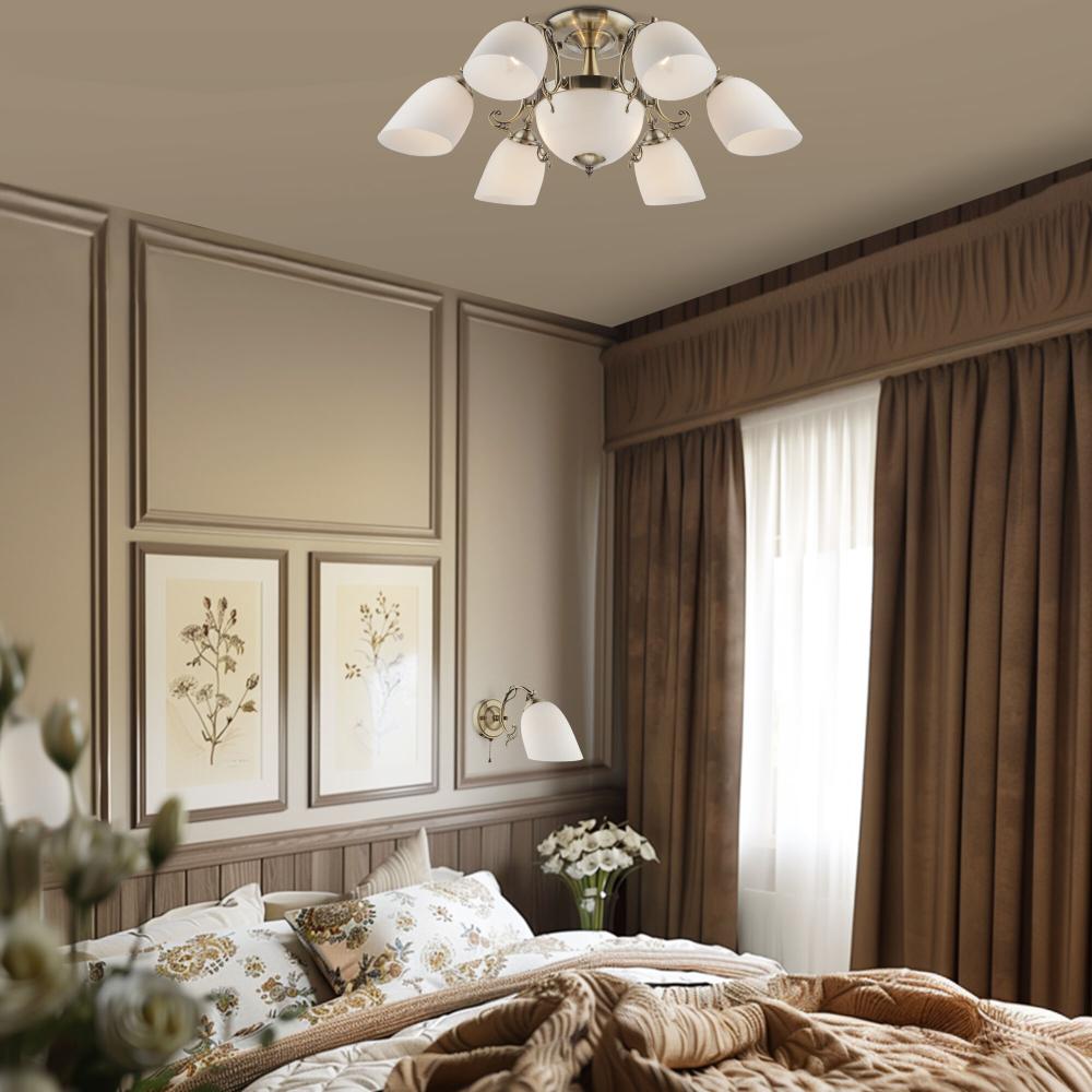 бра eurosvet 22010/1 античная бронза