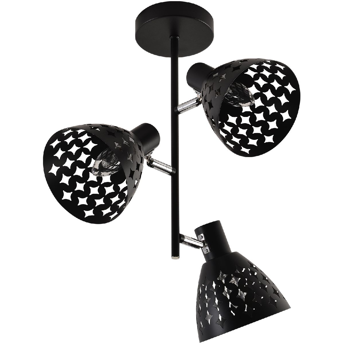 спот reluce 01554-3.3-03b bk+cr