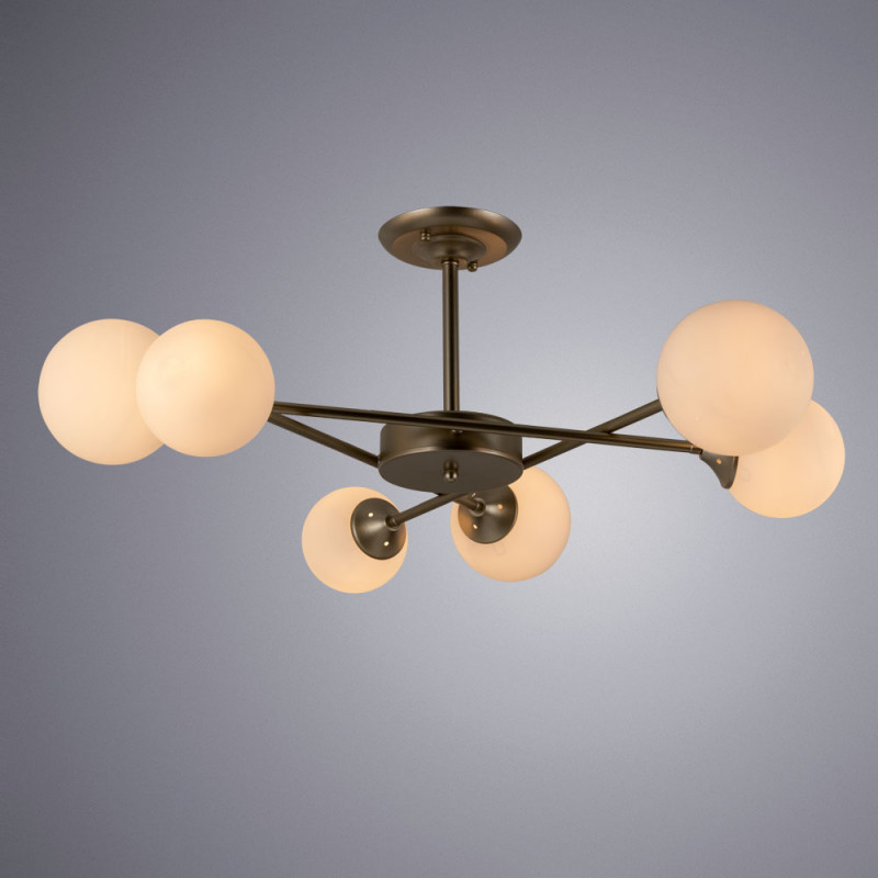 люстра на штанге arte lamp a2703pl-6sg