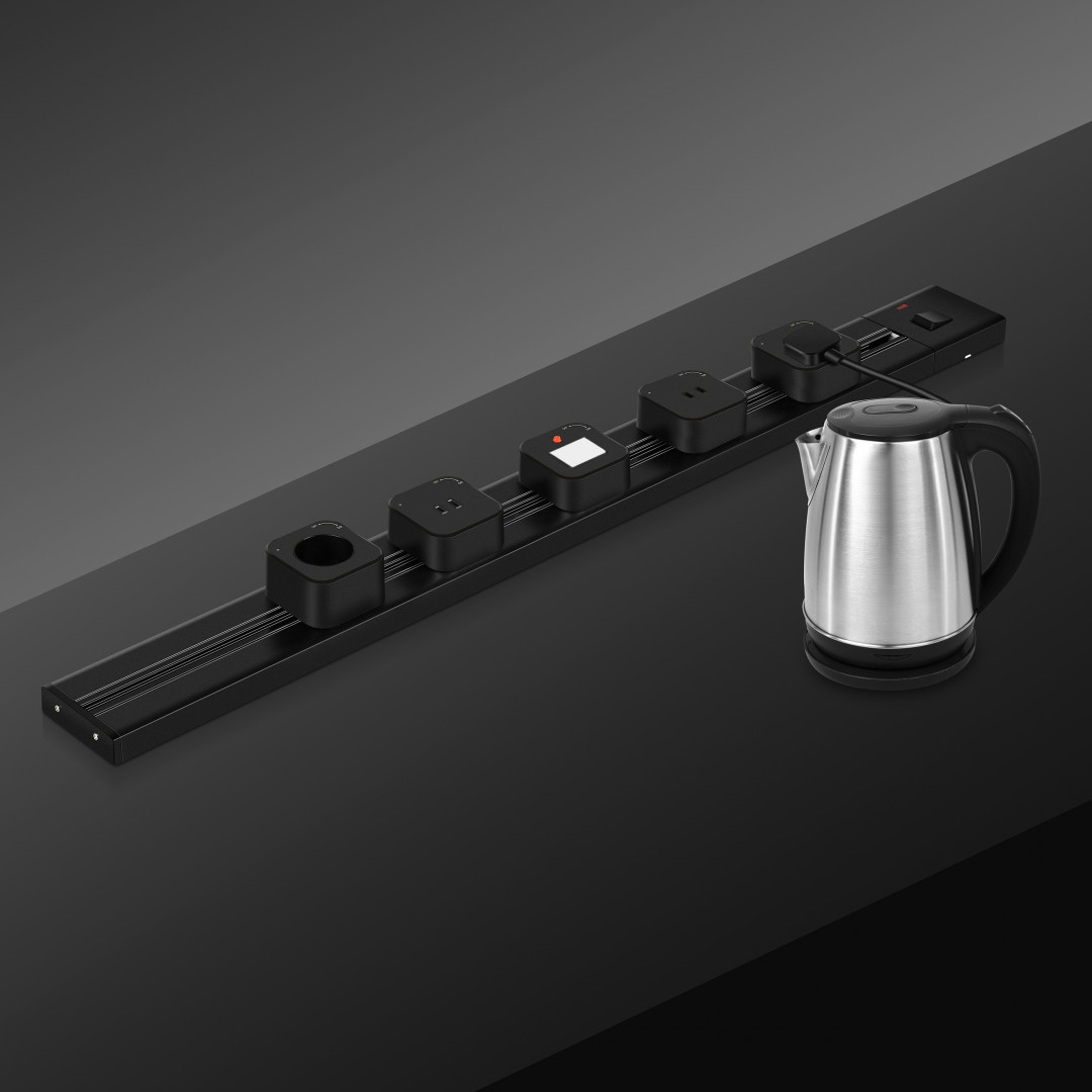 накладной шинопровод arte milano am-track-sockets 382305to/50 black