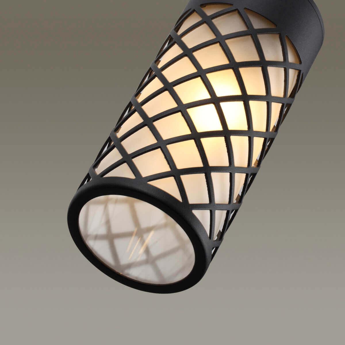 уличный настенный светильник odeon light nature dunes 4834/1w