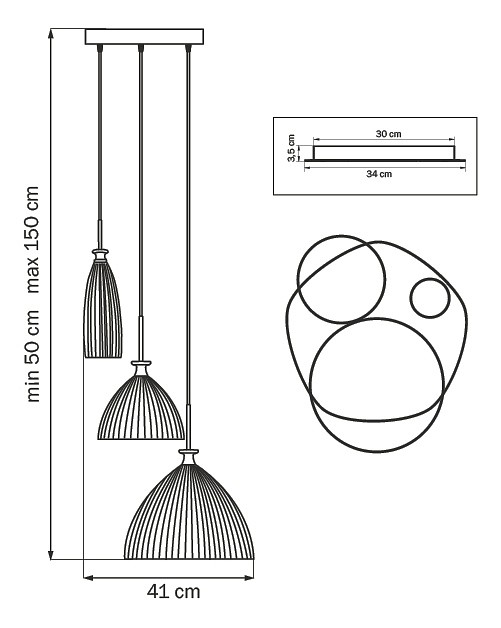 подвесной светильник lightstar agola 810133