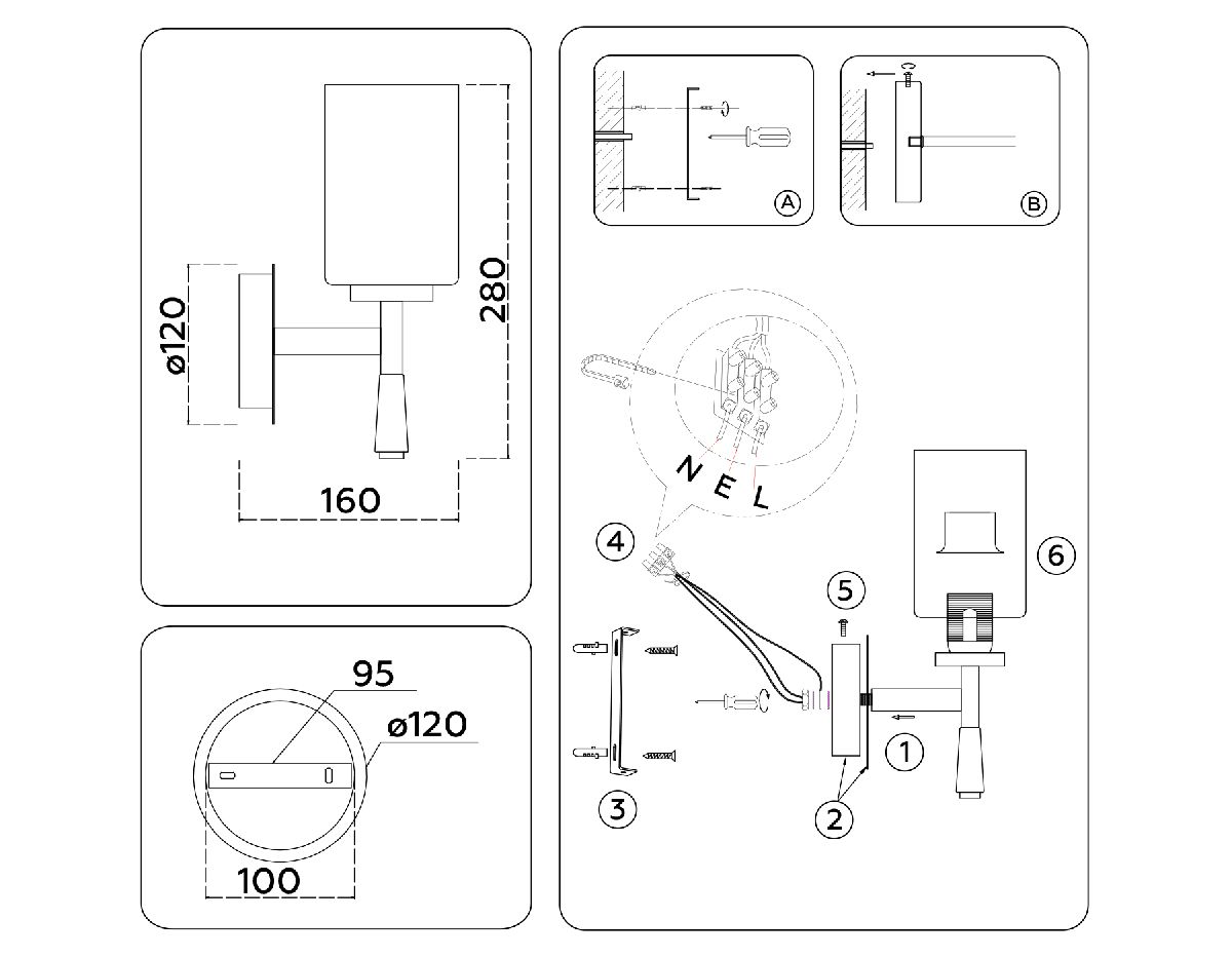 бра ambrella light high light modern lh56265