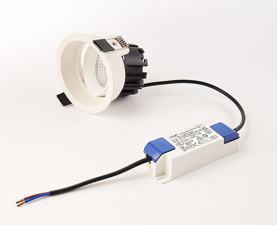 встраиваемый светильник italline it02-029 white 3000k