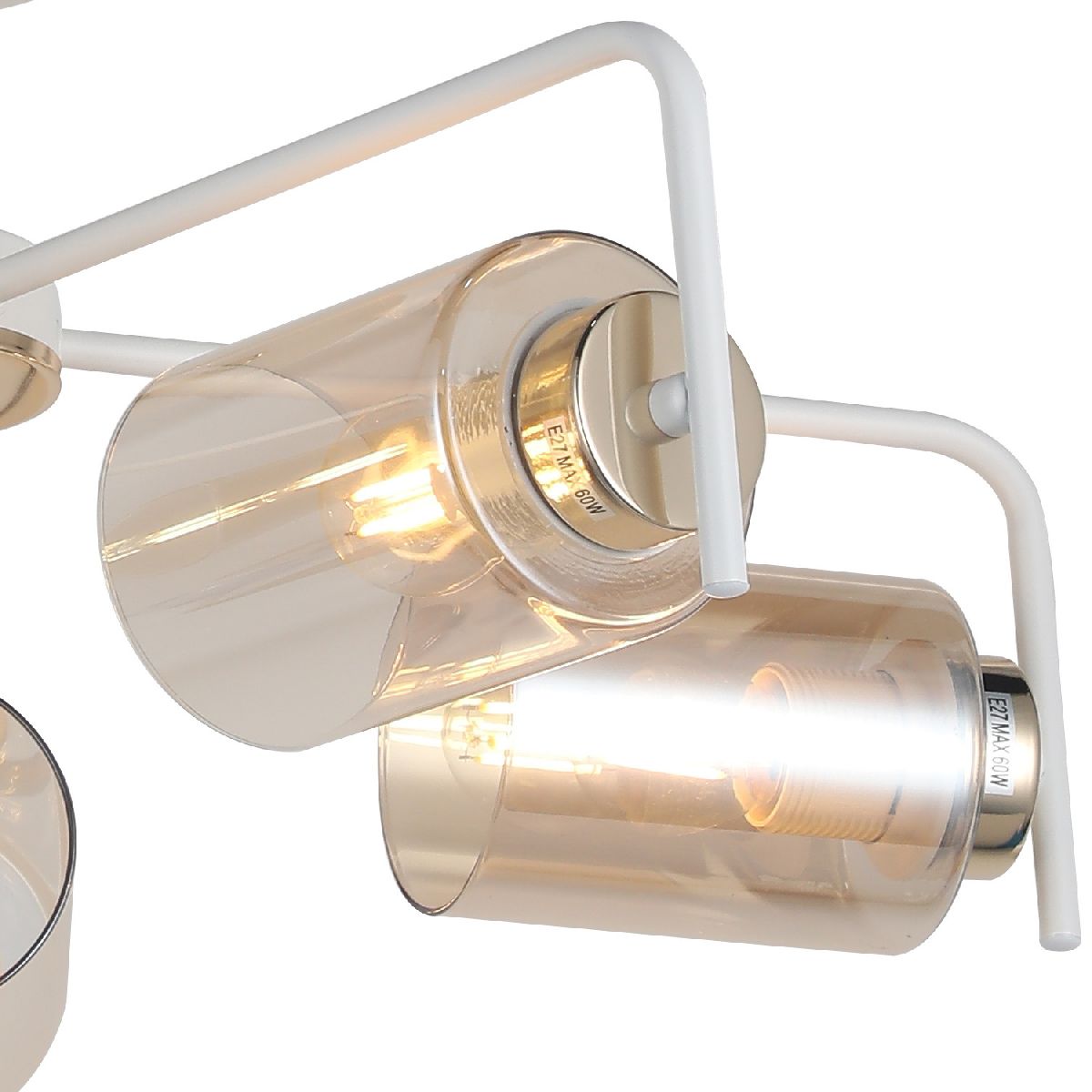 люстра на штанге illumico il8248-5cou-79 wh gd