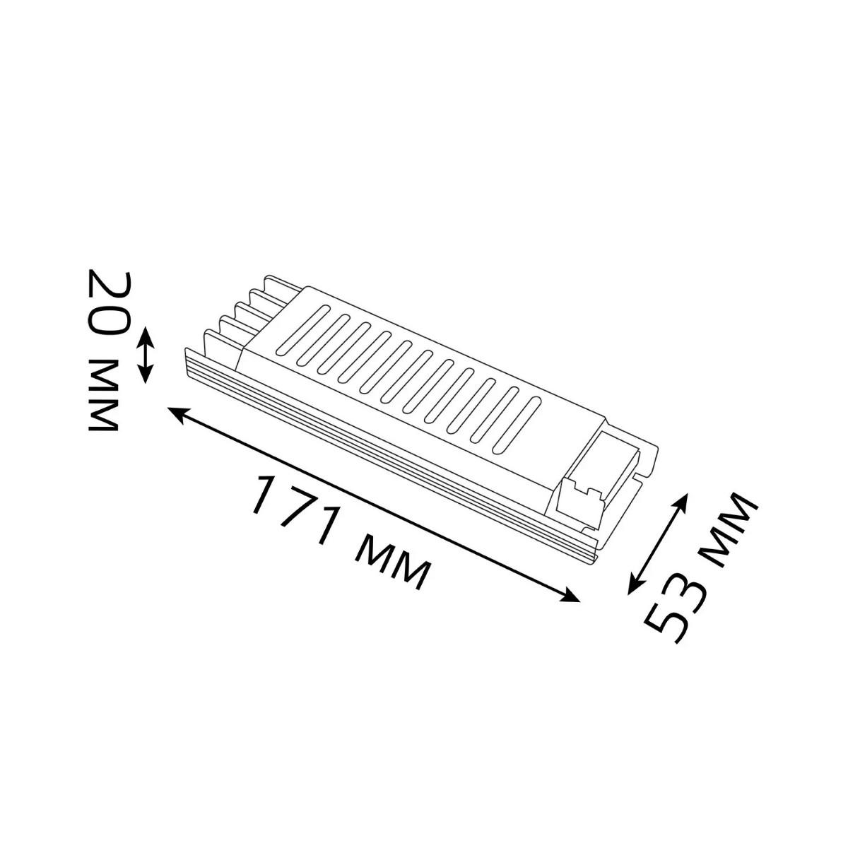 блок питания gauss 60w 24v ip20 ультратонкий 202002060