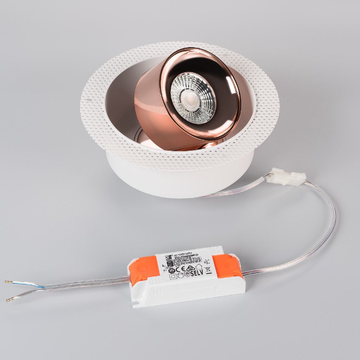 встраиваемый спот arlight sp-plurio-built-trimless-r160-9w day4000 (wh-cop, 36 deg, 230v) 038069