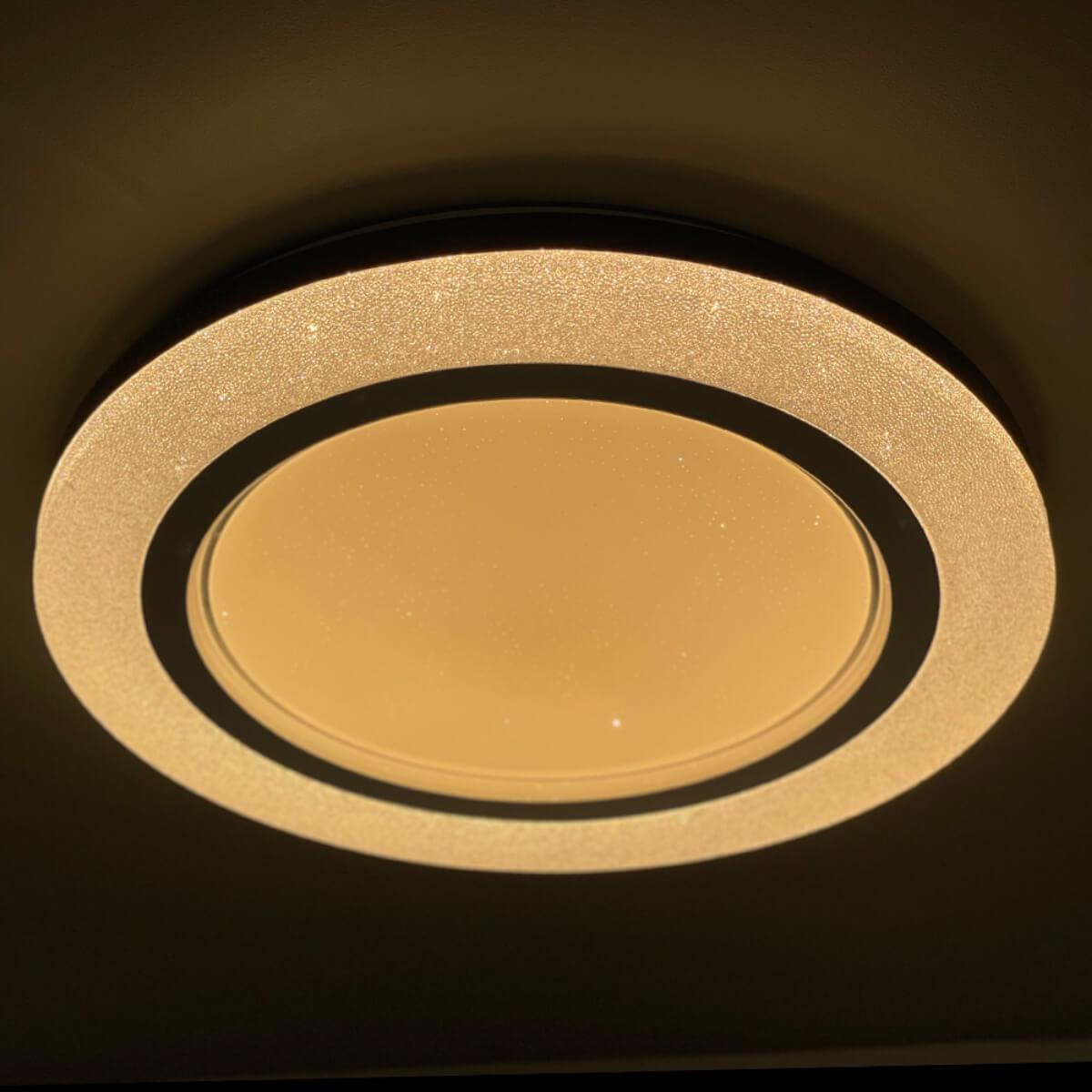 потолочный светодиодный светильник profit light 2162/350 wh+cr