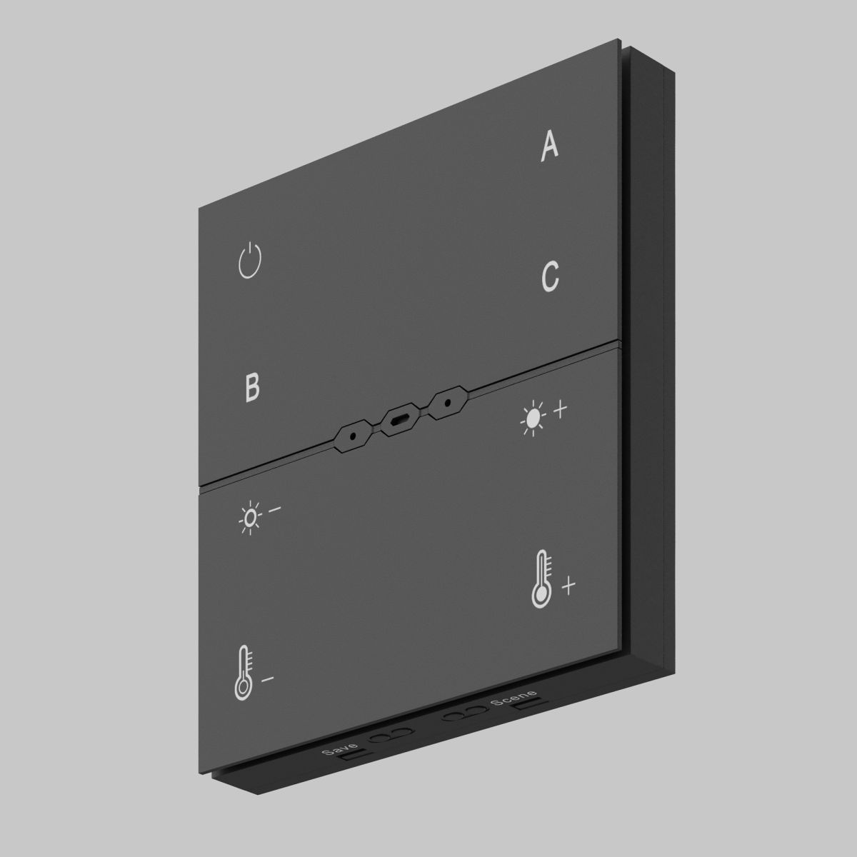 беспроводная панель управления maytoni lighting control drc035-z-8-b