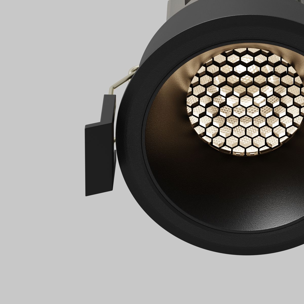 встраиваемый светильник maytoni technical dip hight dl123-10w-4k-b