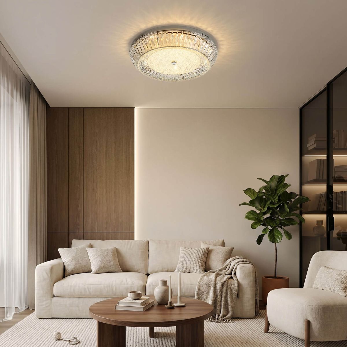 потолочный cветильник led4u l1190-600 cr