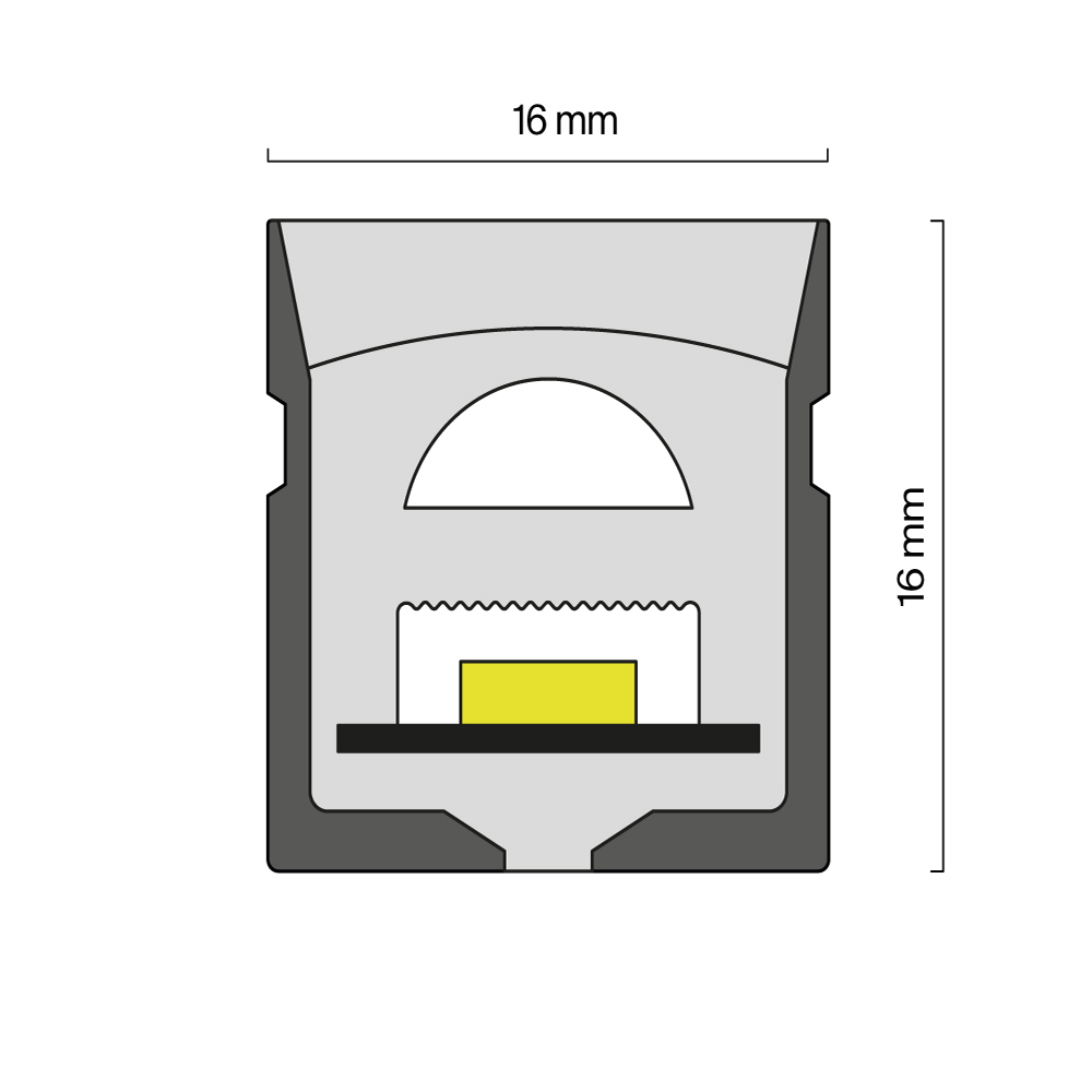 гибкий неон maytoni led strip 24в 10вт/м 4000k 10м ip67 432017