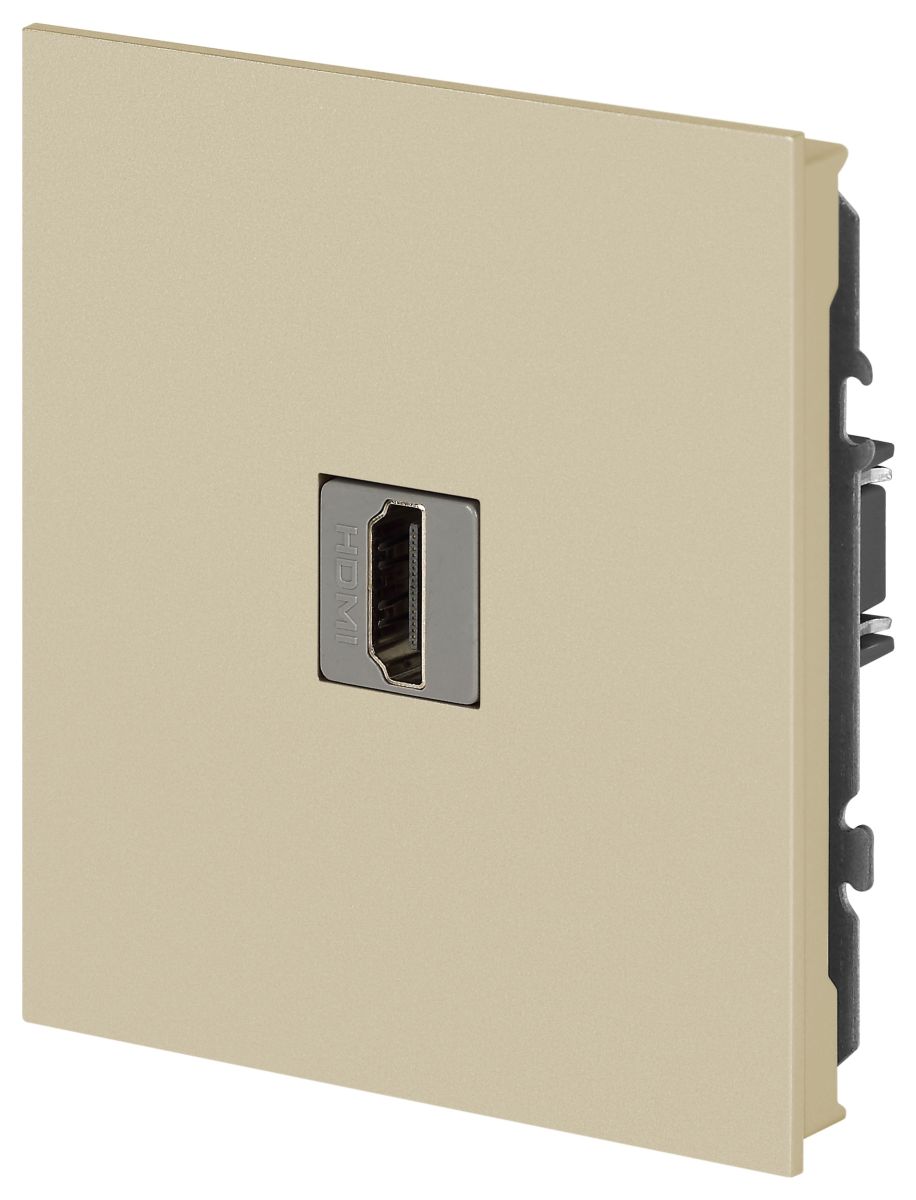 розетка эра arktik 16-3114-04 hdmi шампань б0070507