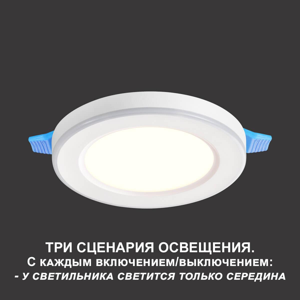 встраиваемый светильник novotech spot nt23 359010