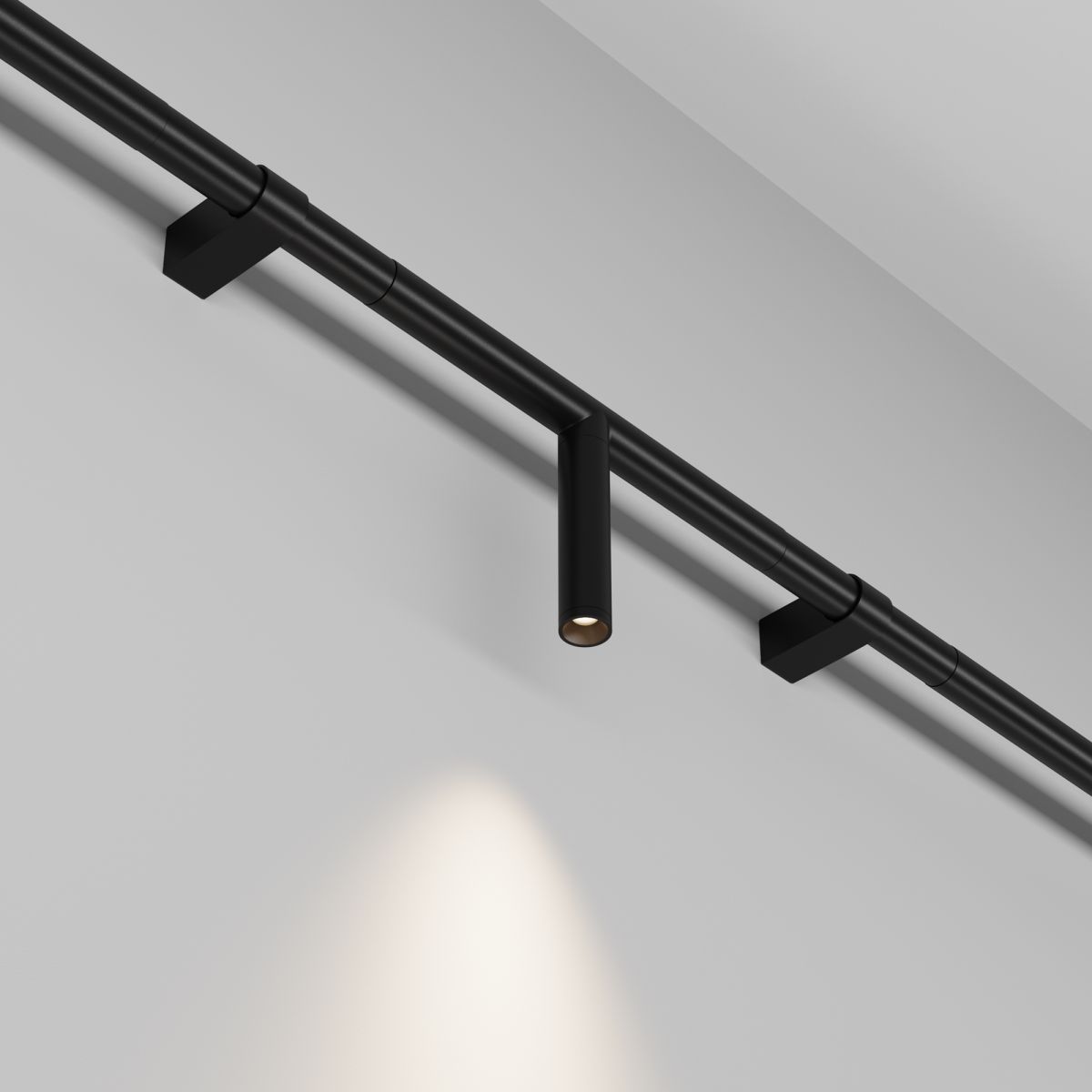 трековый светильник maytoni focus led c102cl-3w3-6k-b