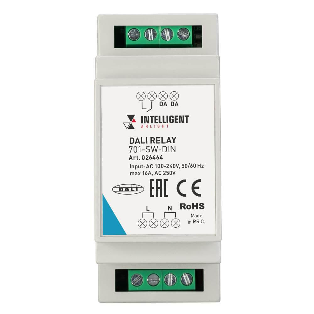 релейный модуль arlight dali-701-sw-din 026464