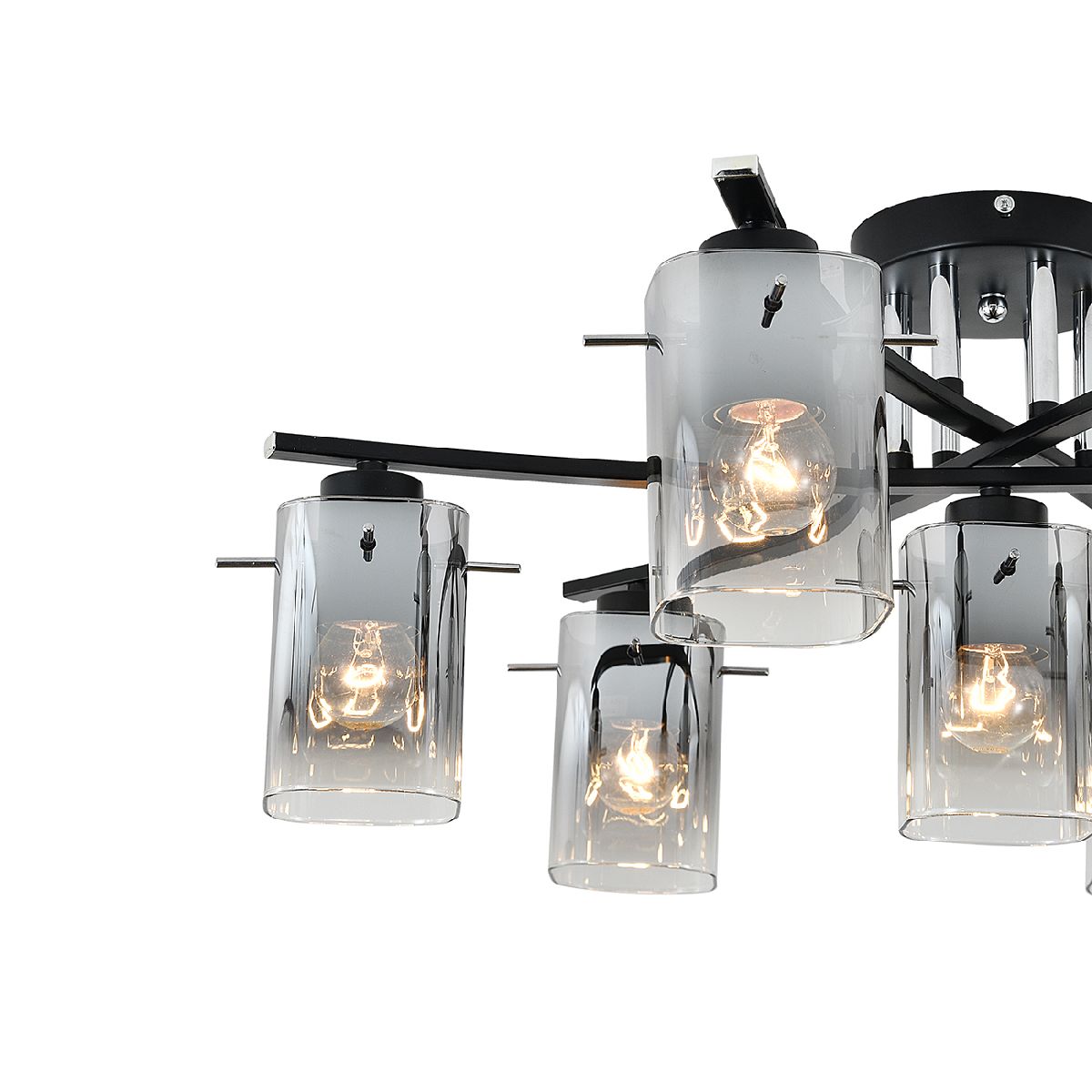 потолочная люстра escada iberis 1101/7p black