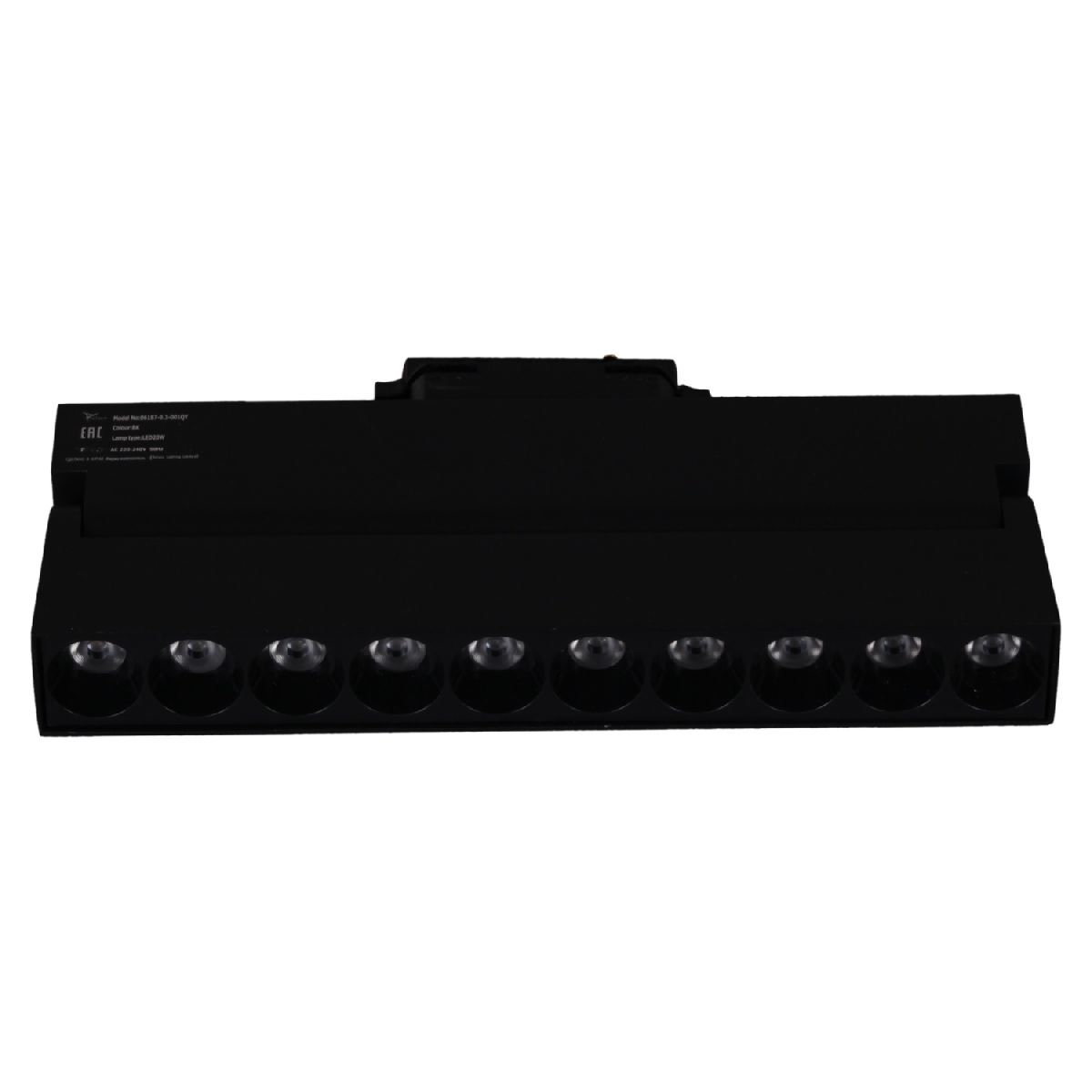 трековый однофазный светильник reluce 06187-9.3-001qy led20w bk