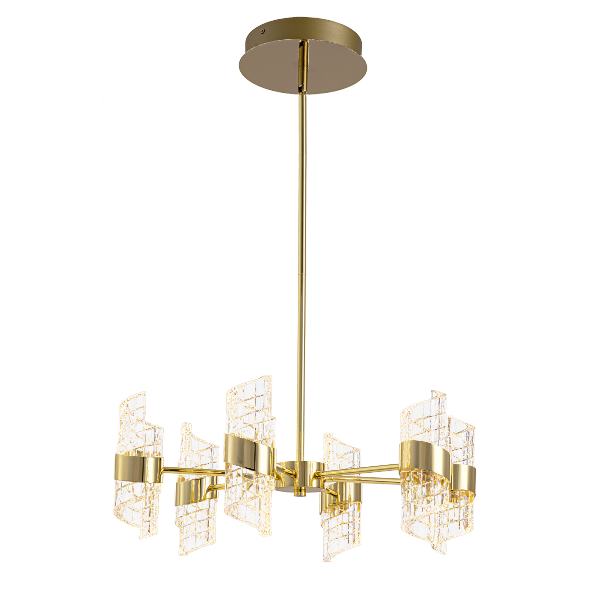 люстра на штанге delight md23001022-6a gold