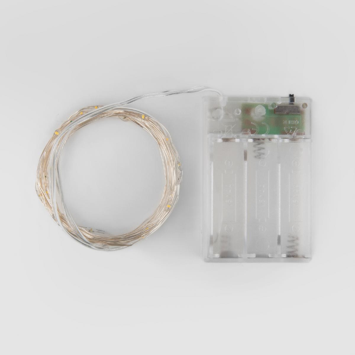 гирлянда нить eurosvet 400-006 белый 3м ip20