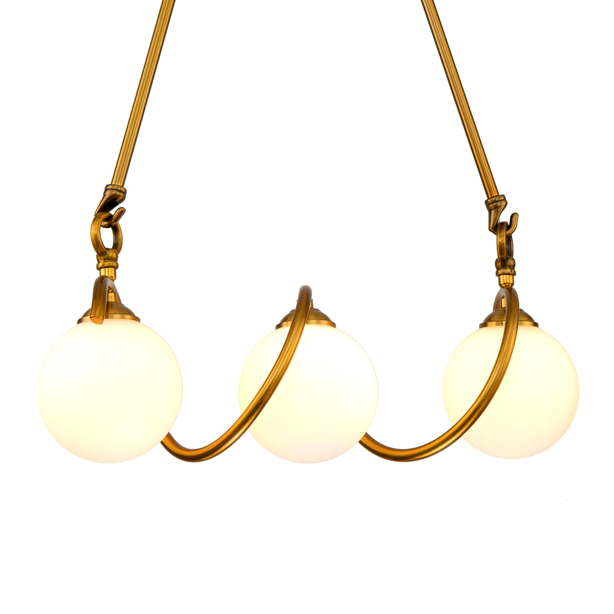 подвесная люстра delight collection kg1212p-3 brass