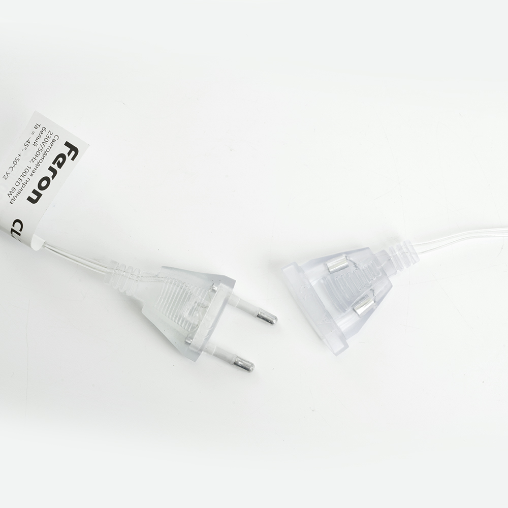 светодиодная гирлянда занавес звездочки feron cl25 48608