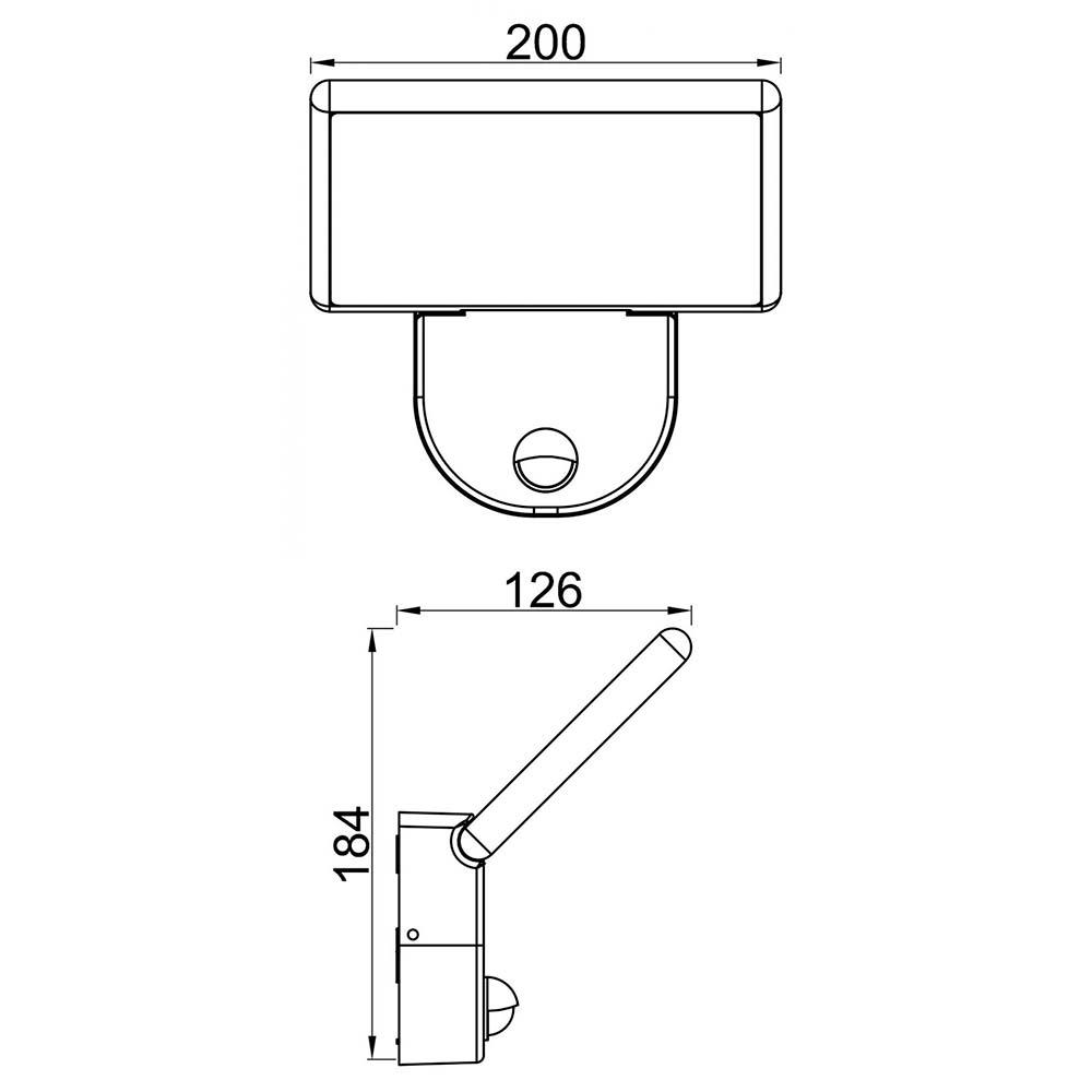 настенный светильник deko-light alkes s motion 731139