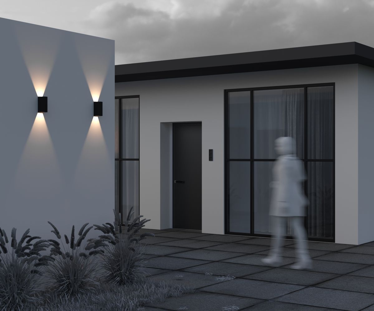 уличный настенный светильник maytoni drape o526wl-l10b3k