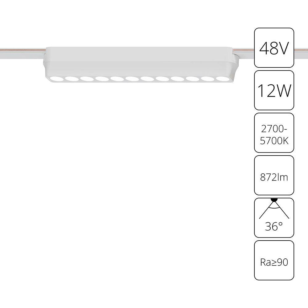 трековый светодиодный светильник arte lamp rapid a2954pl-1wh